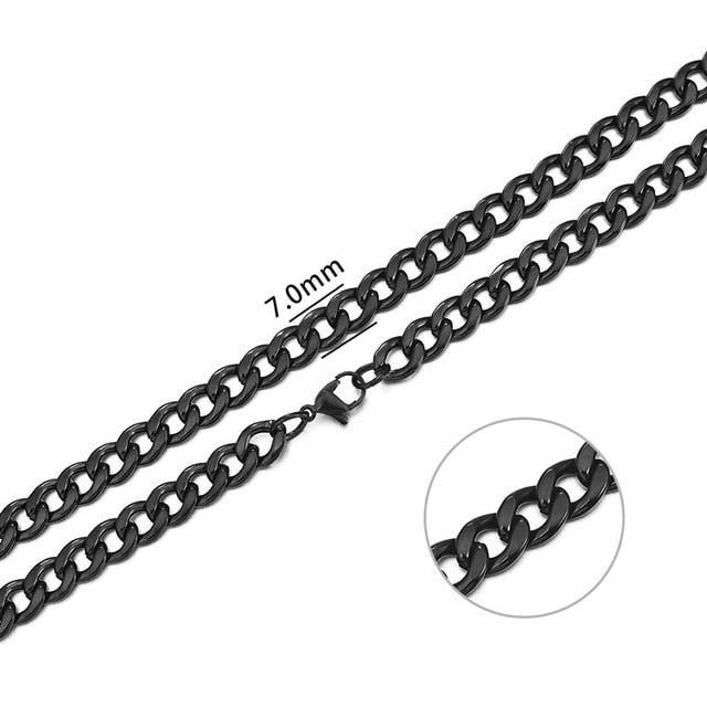 2mm-7mm Rope Chain Necklace