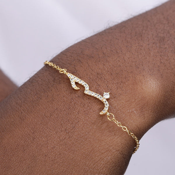 Pulsera con cadena de mano saudí con joyería bohemia islámica árabe