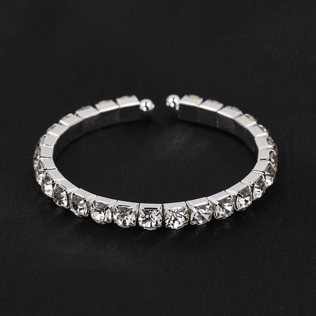 Bridal Fashion Crystal Rhinestone Choker Necklace