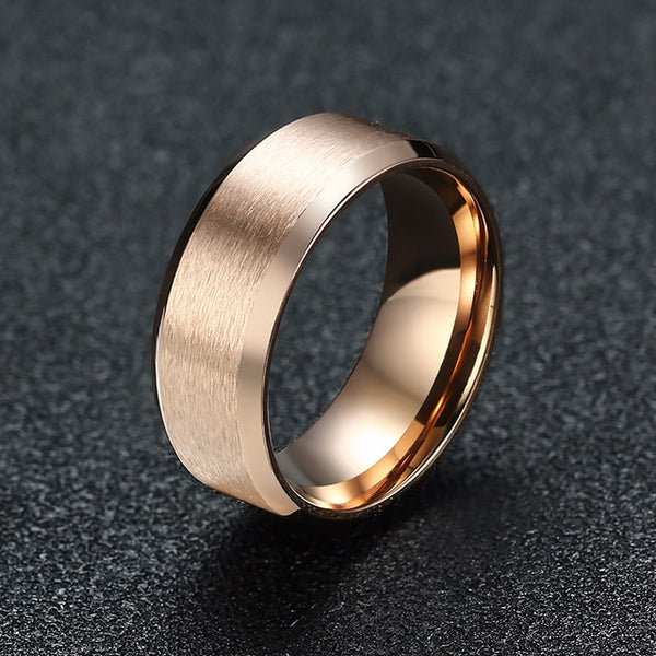 Anillo de bodas clásico para hombre