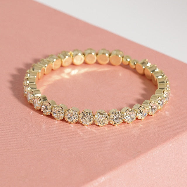 Bridal Fashion Crystal Rhinestone Choker Necklace