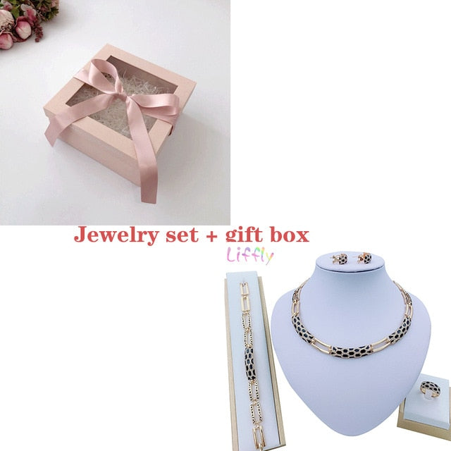 Luxury Bridal Nigerian Wedding African Beads Jewelry Set