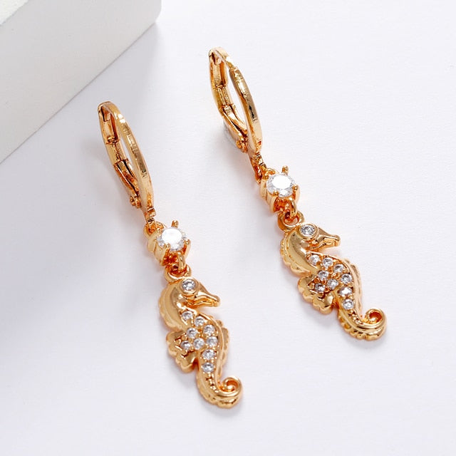 New Arrival Shiny AAA Zircon Drop Earrings