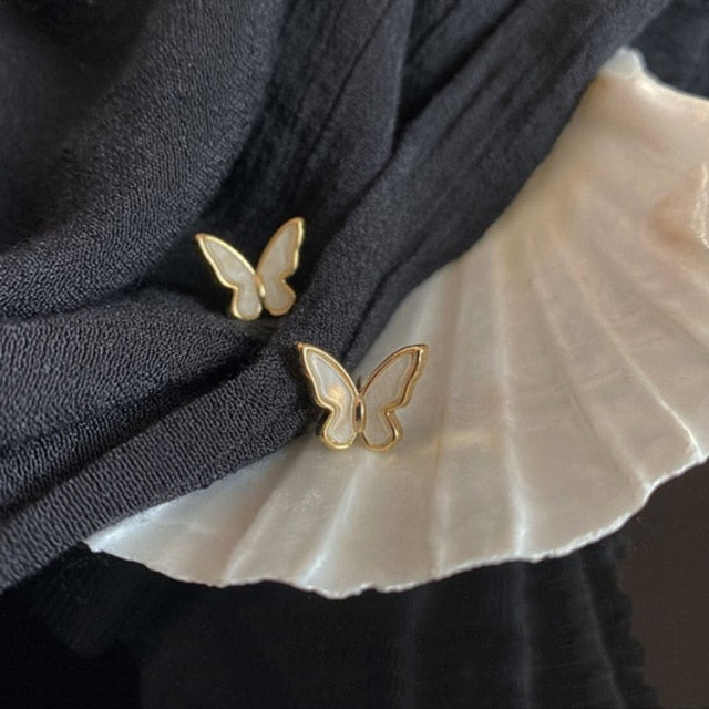 Sweet Acrylic Heart Stud Earrings