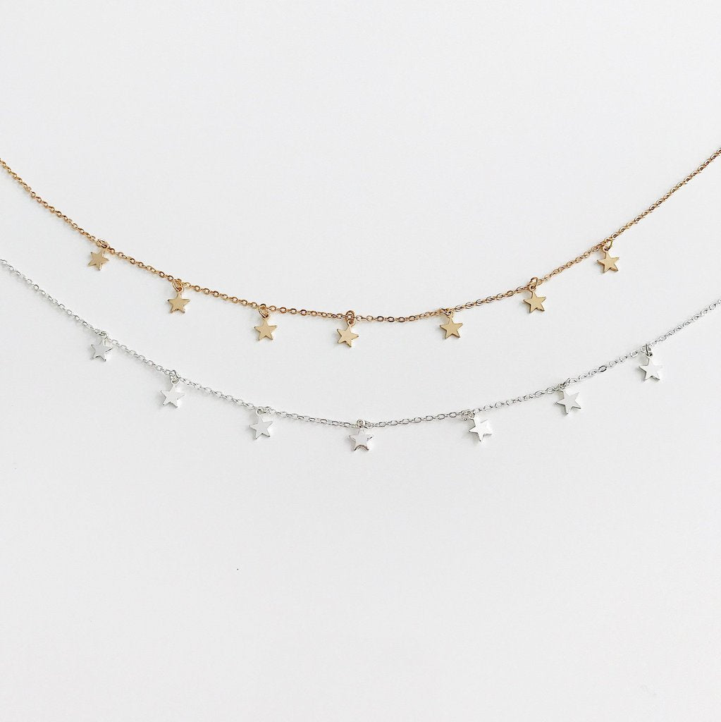 Gold Color Star Party Women's Pendant Necklace