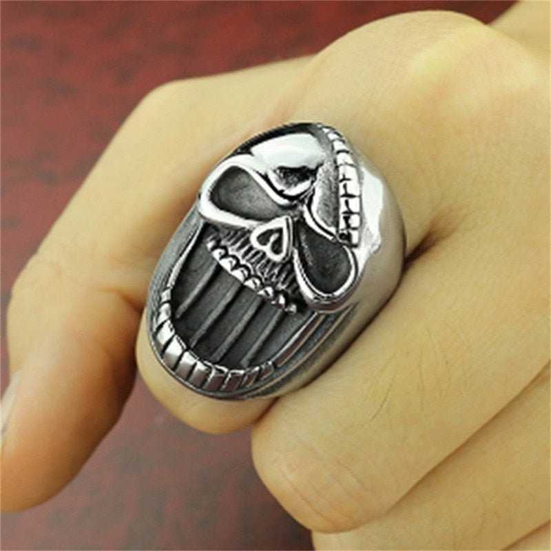 Punk Bottle Opener  Hip Hop Skull Head Rings