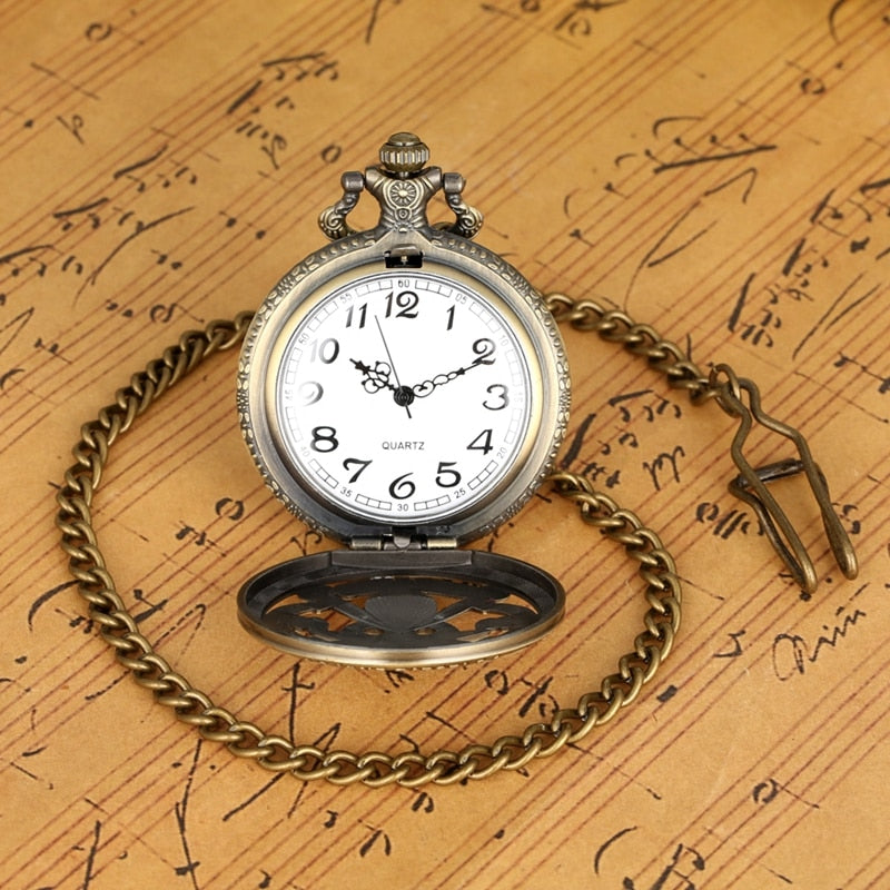 Men's Japan Cartoon Anime One Piece Pocket Watch