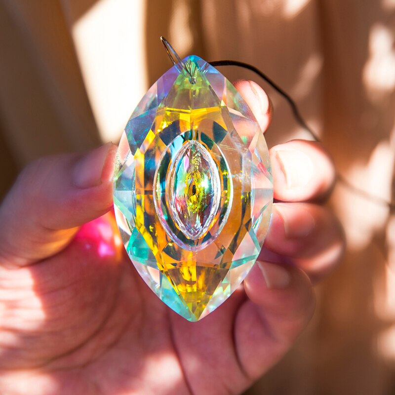 Suncatchers -Crystal  Horse Eye Prisms Window Hanging Pendant
