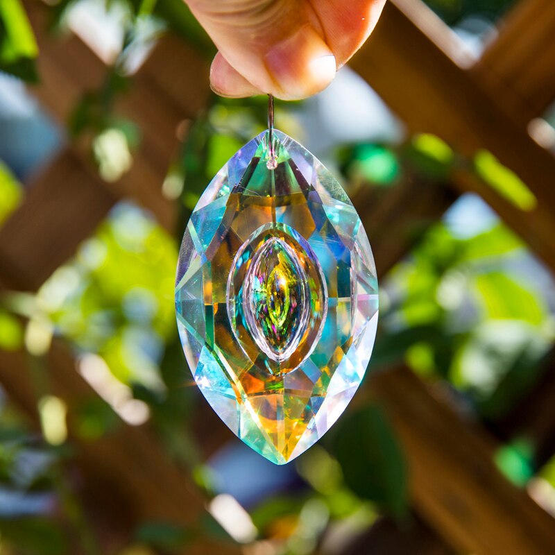 Suncatchers -Crystal  Horse Eye Prisms Window Hanging Pendant