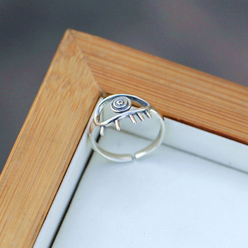 925 Sterling Silver Smiling Face Rings