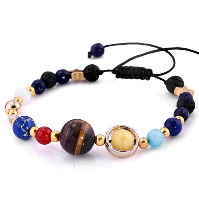 Universe Eight Planets Beads Bangles & Bracelets