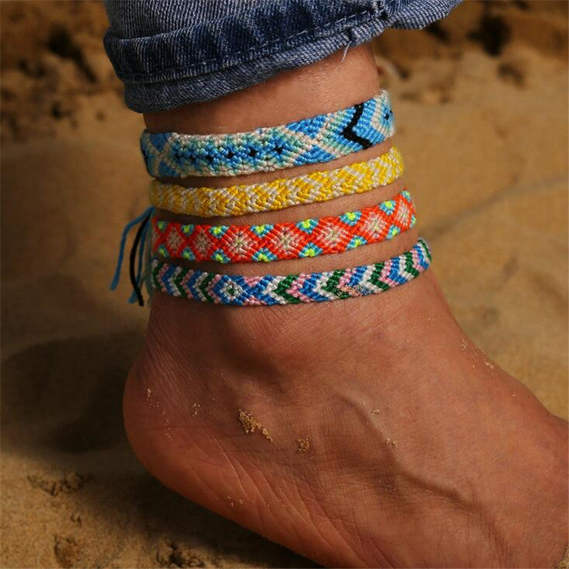 Boho Wave Handmade Anklets for Women