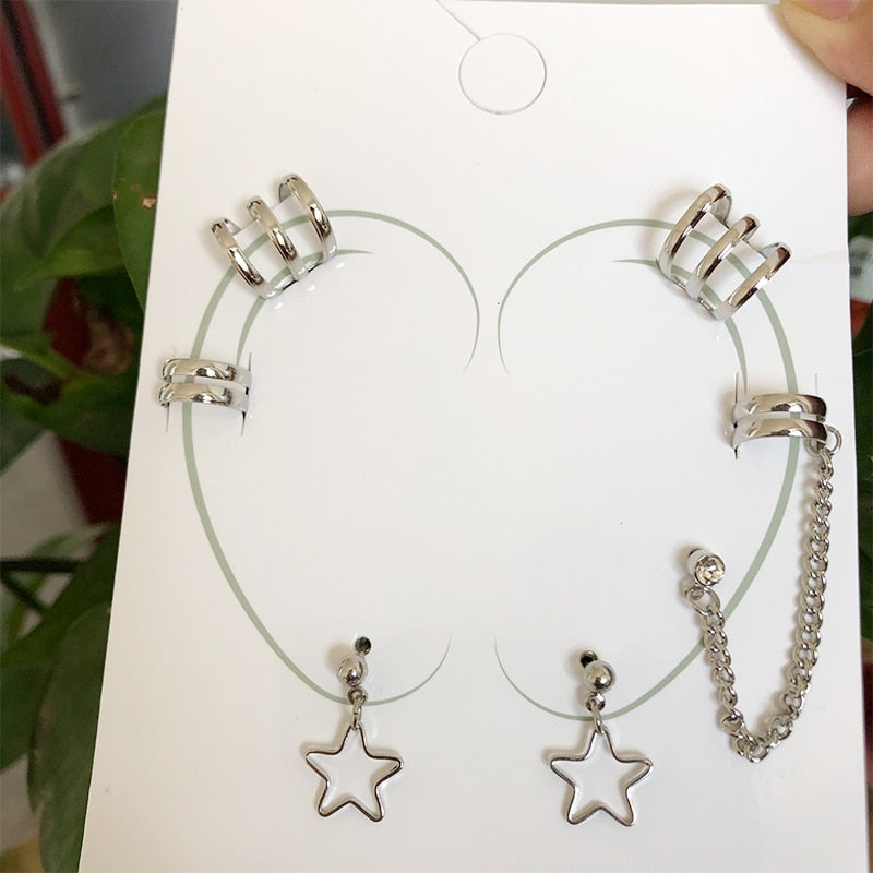 No Piercing-Clip On Cartilage Earrings for Women
