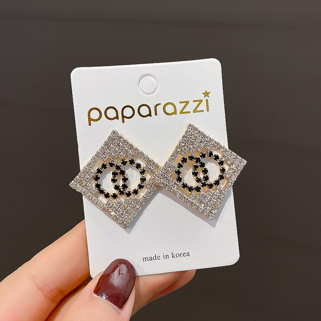 Luxury  Long Chain Letter G Hanging Earrings