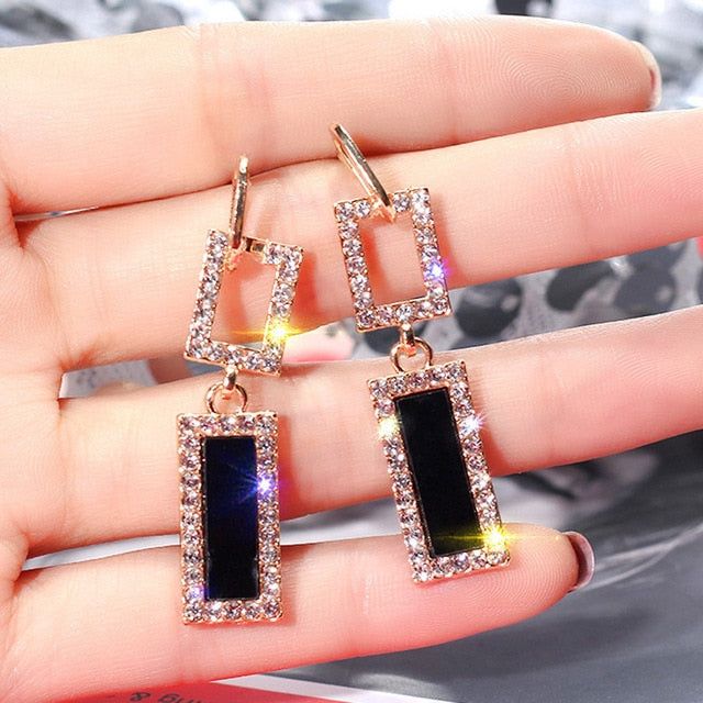 Luxury  Long Chain Letter G Hanging Earrings