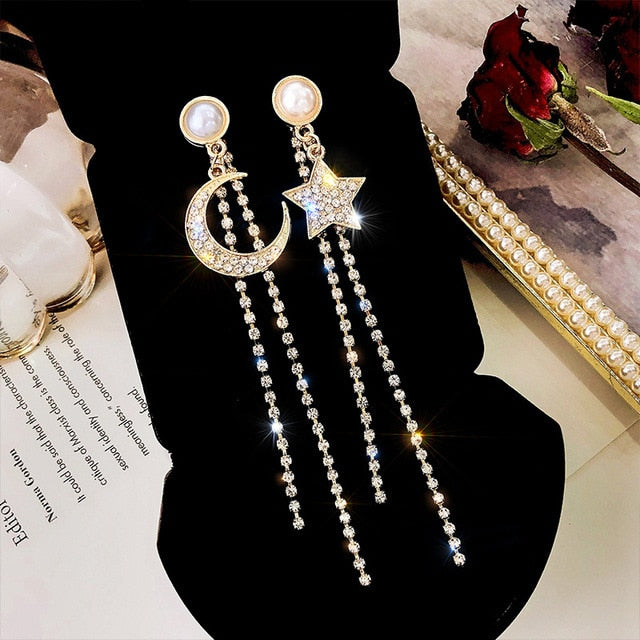 Luxury  Long Chain Letter G Hanging Earrings