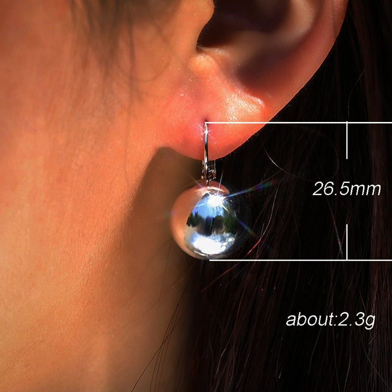 Women's Fashion Ball-Shape Dangle Earrings