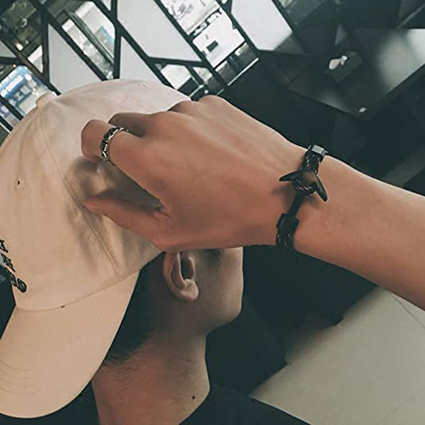 Pulseras de ancla de aleación de moda