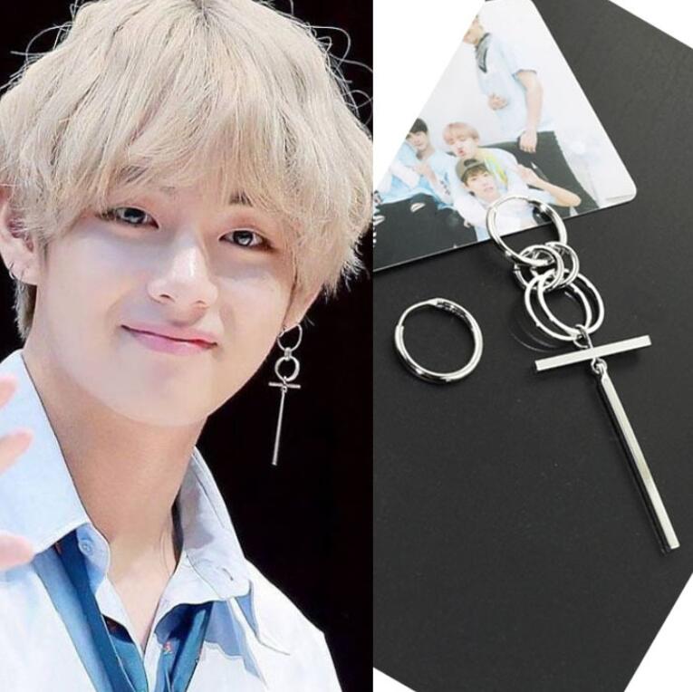 Korean Fashion Style Punk Bangtnn Boys Earrings