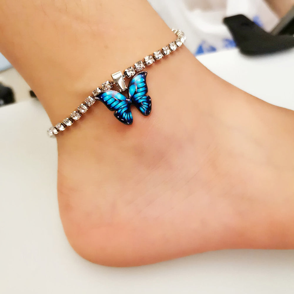 Boho Butterfly Anklets for Women