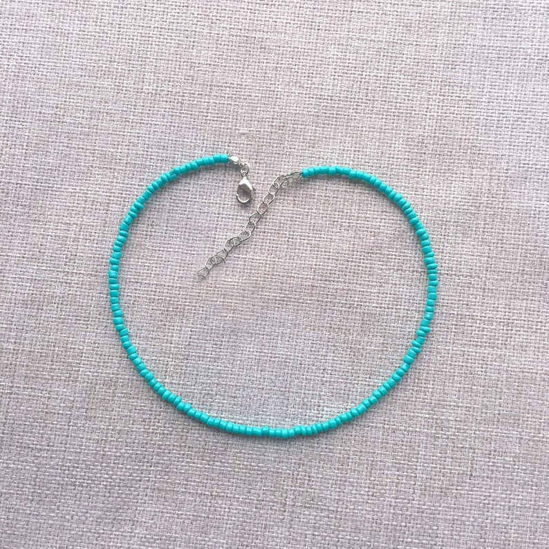 Simple Seed Beads Strand Necklace