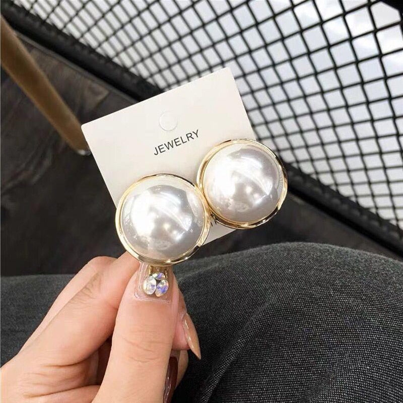 Fashion Jewelry White Imitation Pearl Earrings