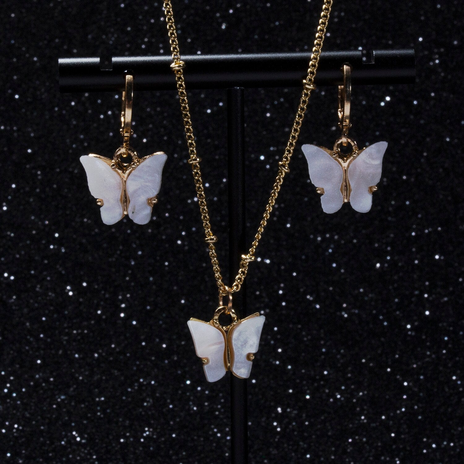 Cute Butterfly Earrings Set for Women