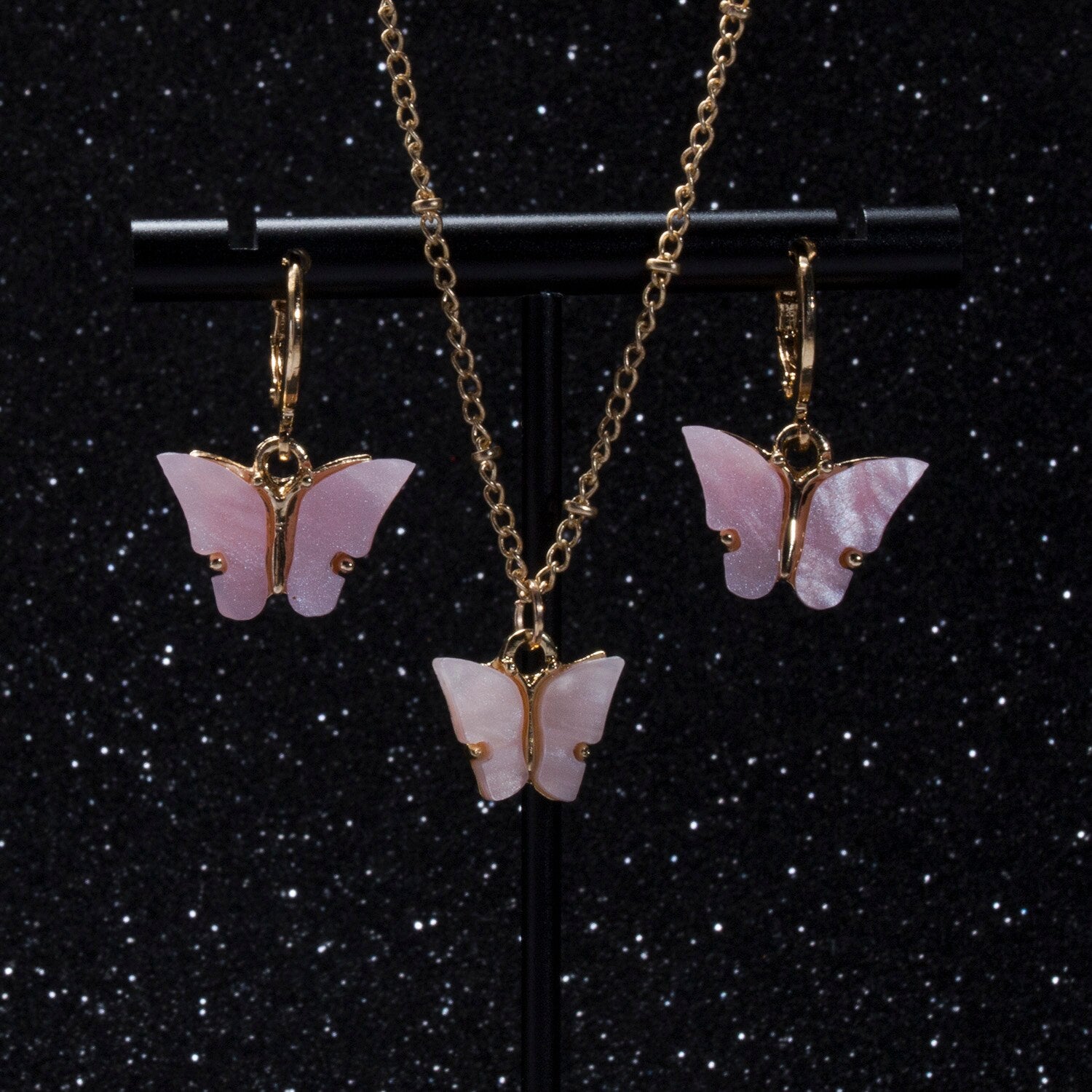Cute Butterfly Earrings Set for Women