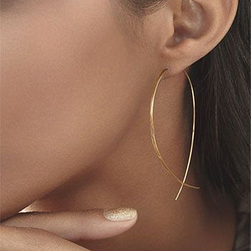 Simplicity Handmade Fish Shaped Drop Earrings for Women