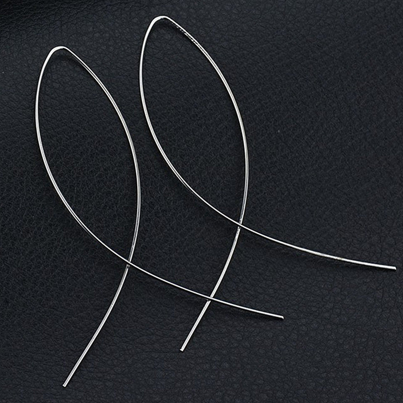 Simplicity Handmade Fish Shaped Drop Earrings for Women