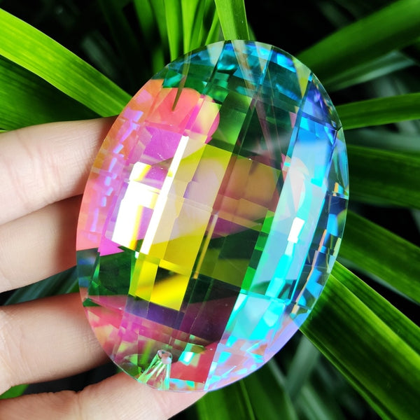 Colorful Oval Drop Hanging  76mm Home Wedding Decor
