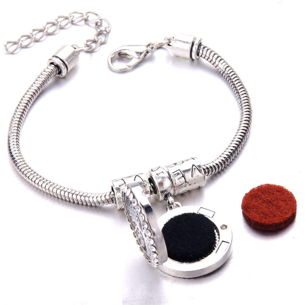Tree of Life Full zircon Locket Bracelet Bangle