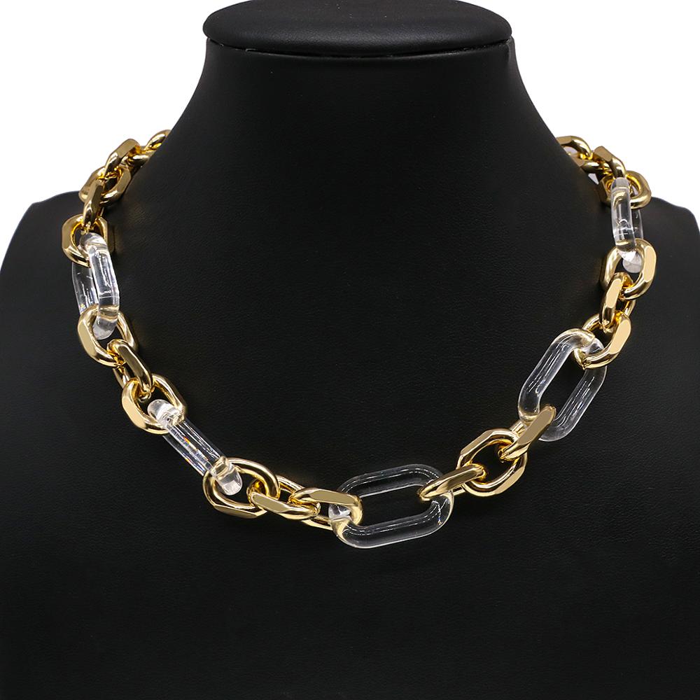 New Design Twist  Punk Chunky Cuban Thick Chain Necklace