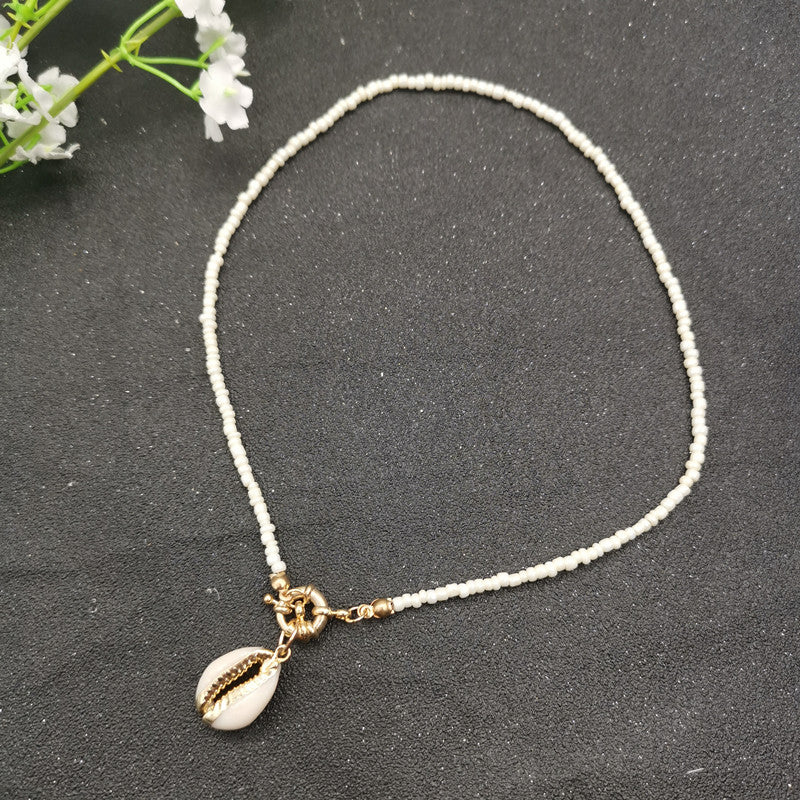 17 Color Bead Choker Necklace