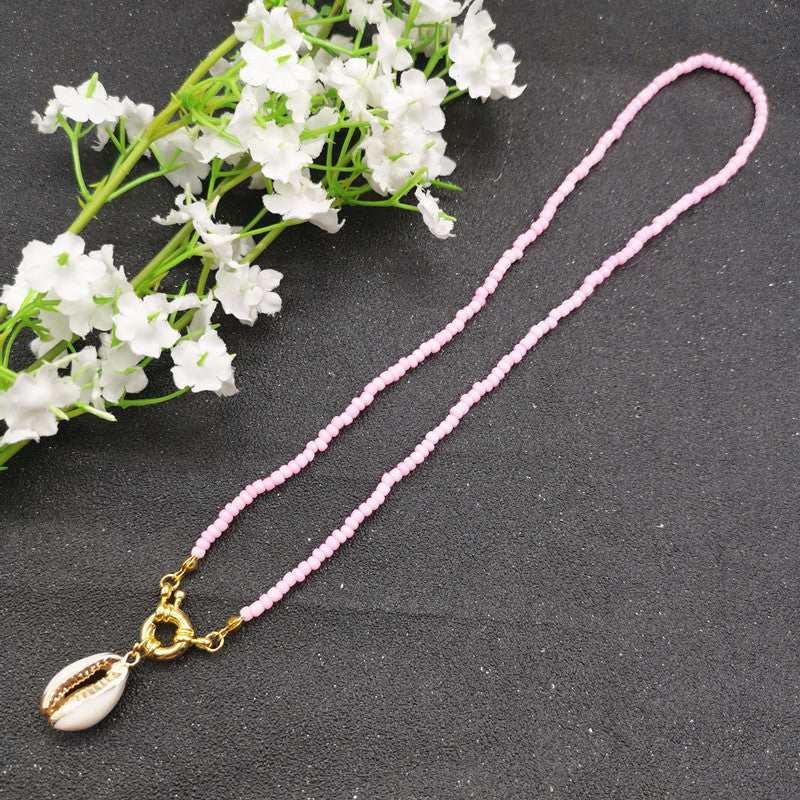 17 Color Bead Choker Necklace