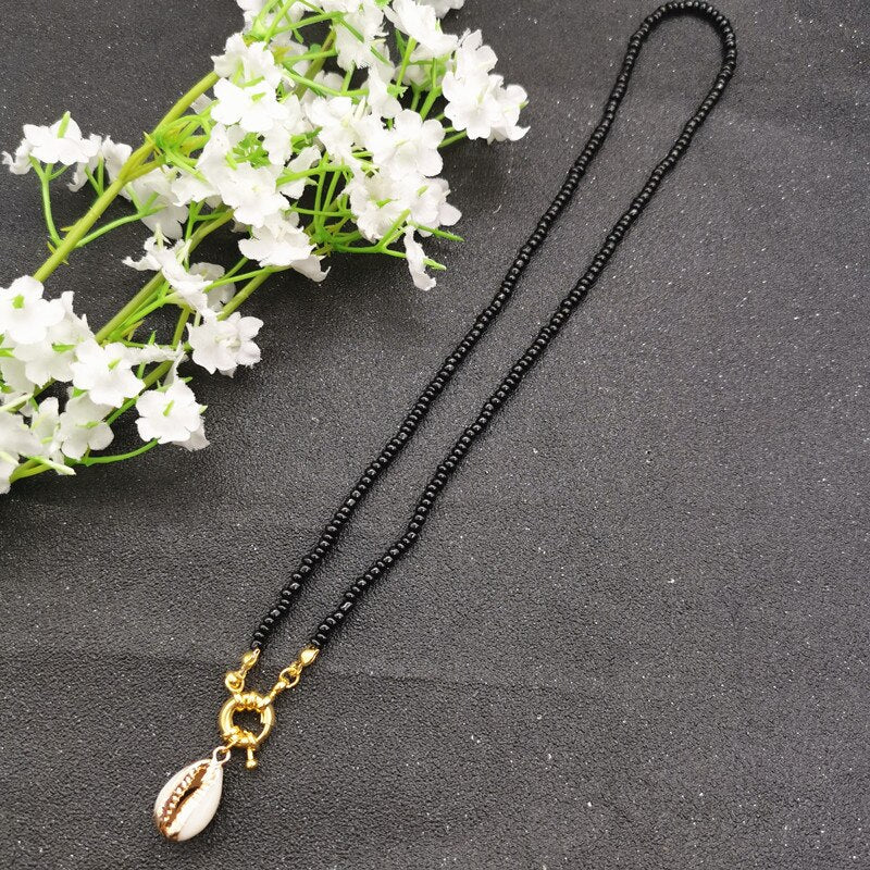 17 Color Bead Choker Necklace