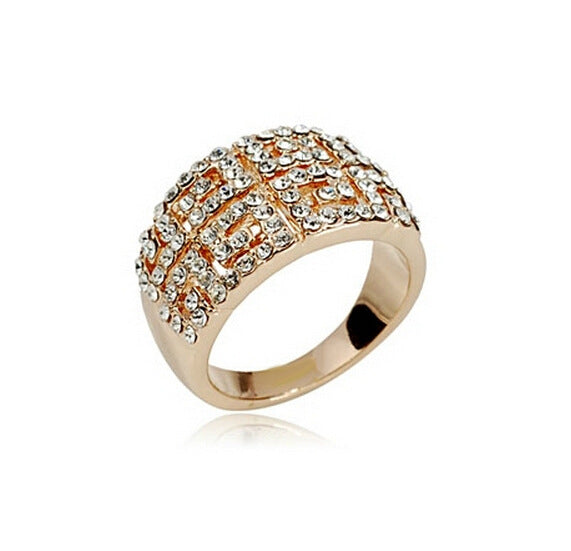New Design Hot Sale gold-color Austria Crystal Jewelry Set