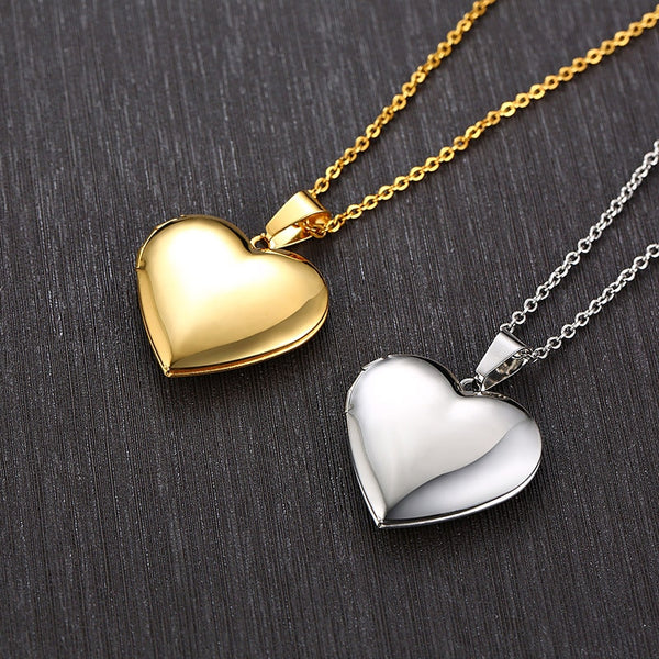 Romantic Heart Photo Frame Necklaces