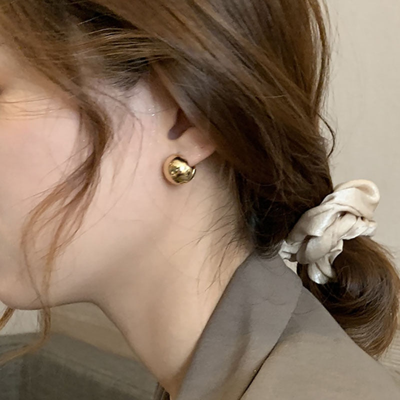 Fashion 925 Sterling Silver Smasll Bead Earrings for Women
