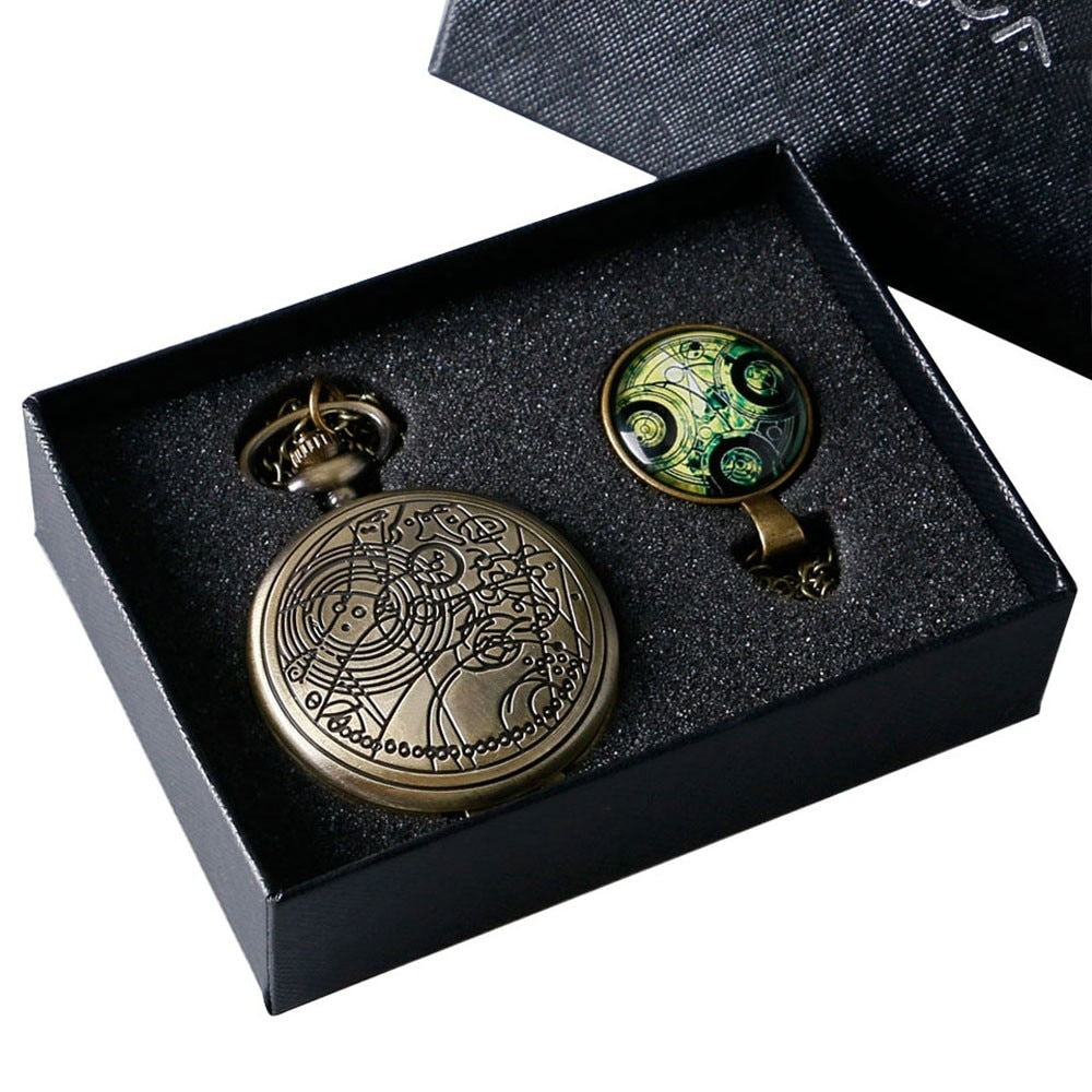 Bronze Color Theme Antique Pocket Watch
