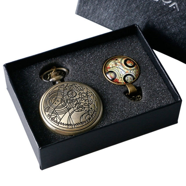 Bronze Color Theme Antique Pocket Watch