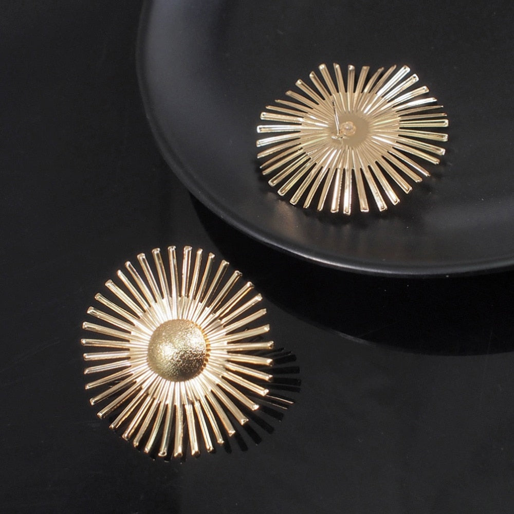 Gold Color Indian Statement Necklaces Set