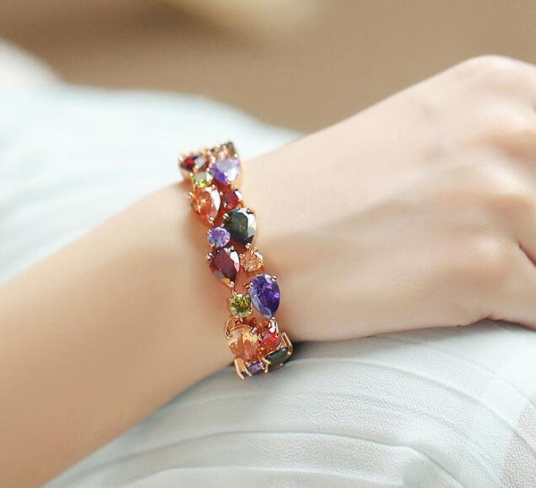Mona Lisa Multicolor Cubic Zircon Bracelets