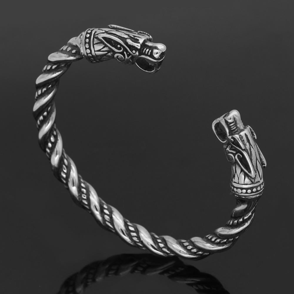 Vintage stainless steel Viking Bracelets