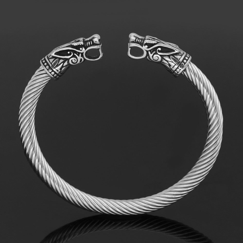 Vintage stainless steel Viking Bracelets