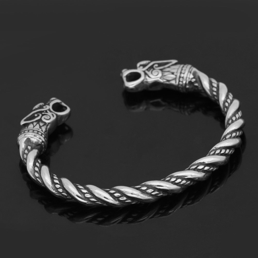 Vintage stainless steel Viking Bracelets