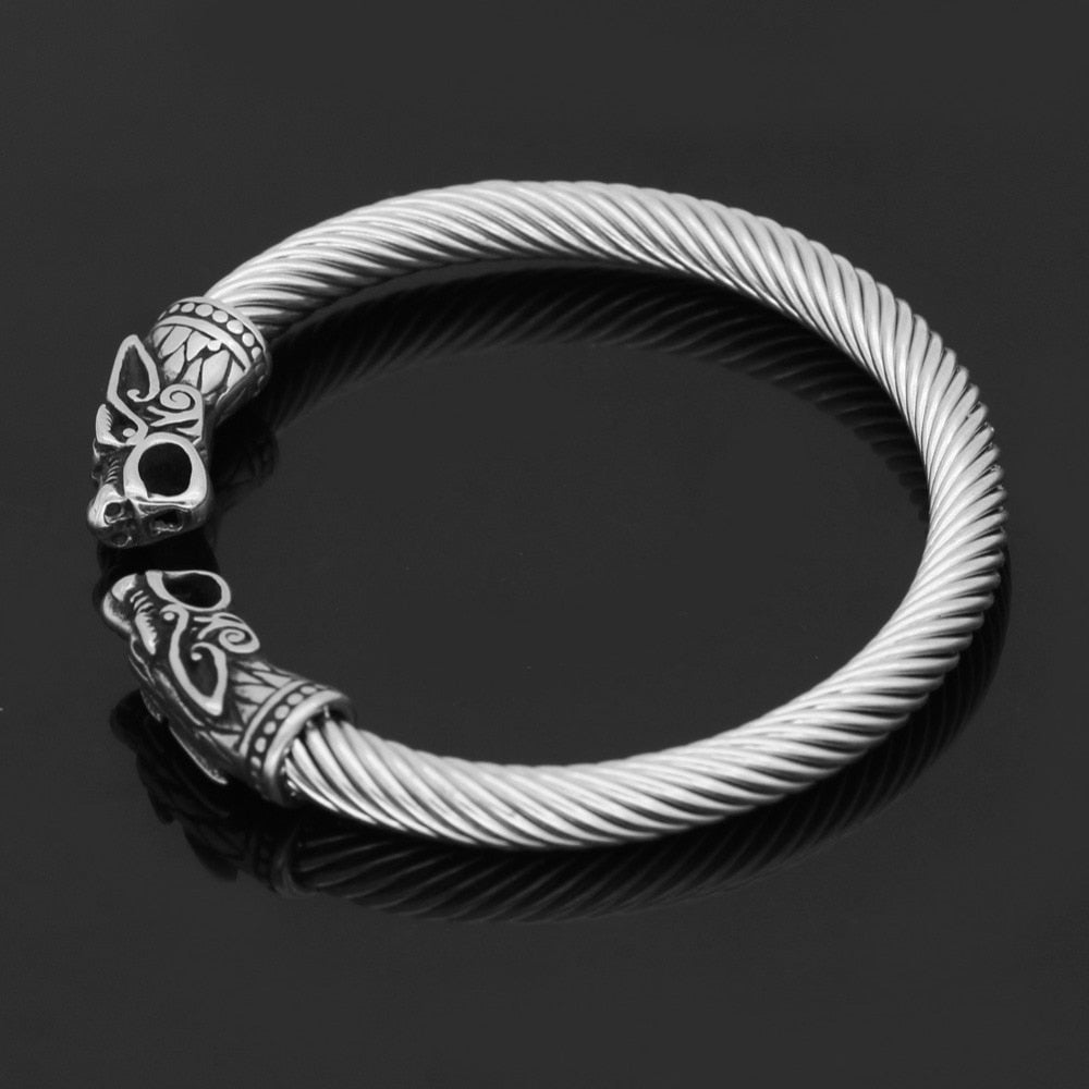 Vintage stainless steel Viking Bracelets