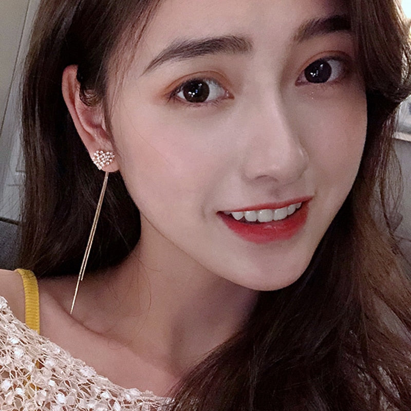 Korean Sweet Butterfly Rhinestone Earring