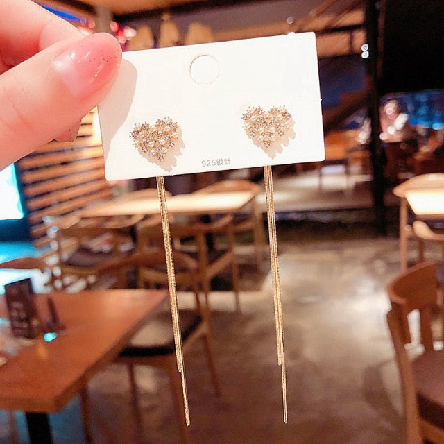 Korean Sweet Butterfly Rhinestone Earring
