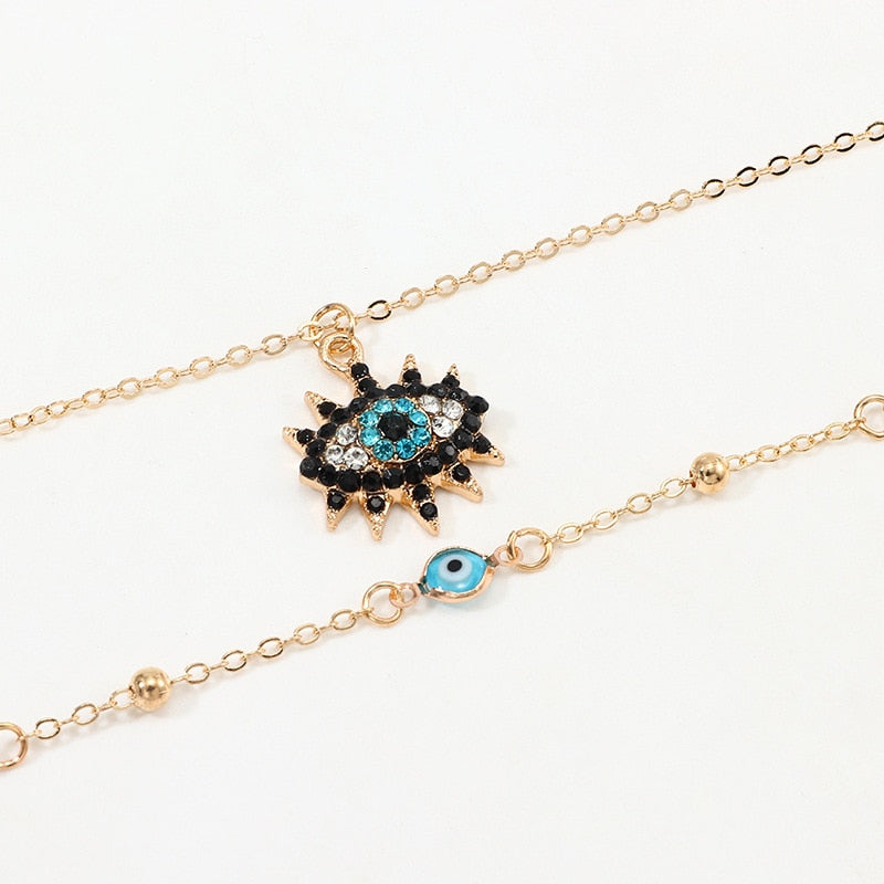 Vintage Fashion Evil Eye Necklace Pendant